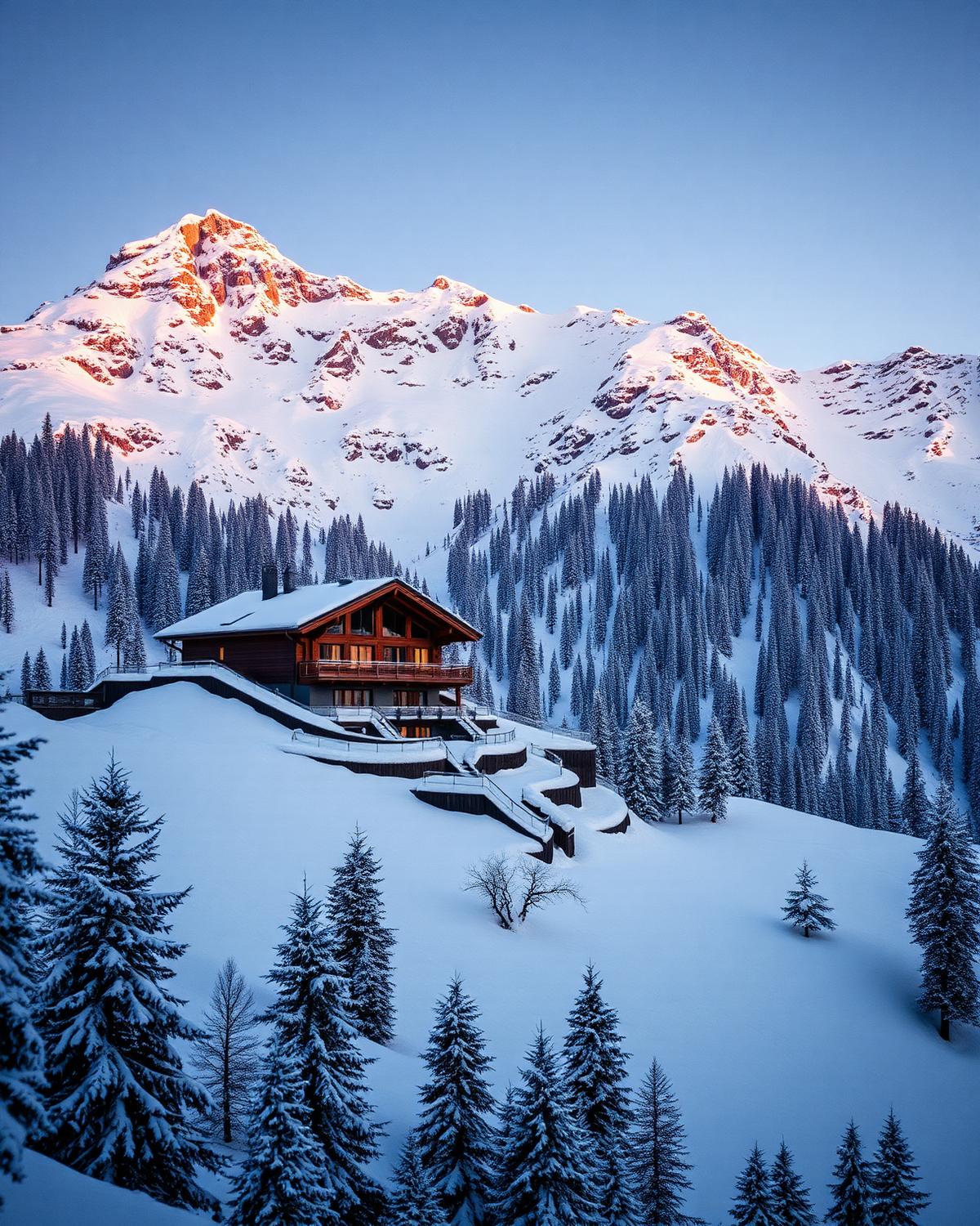 Luxury travel scene