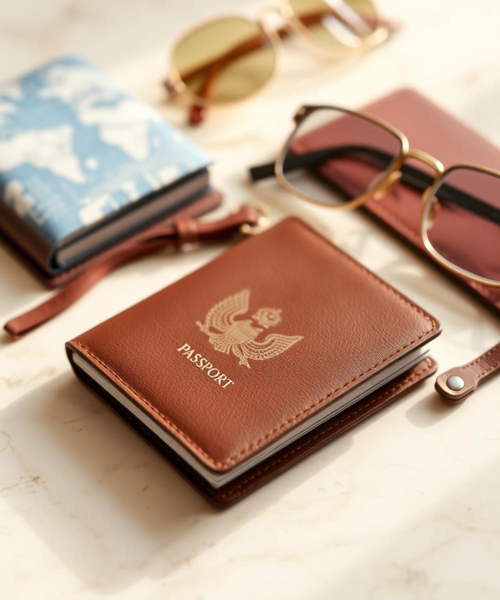 Premium passport cover and travel documents